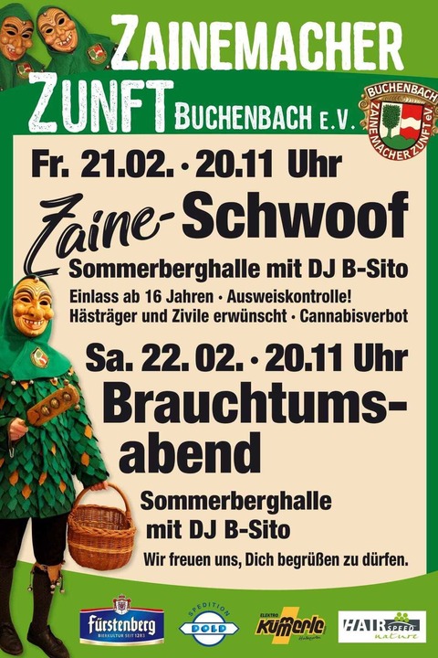 Brauchtumsabend - Buchenbach - 22.02.2025 19:00