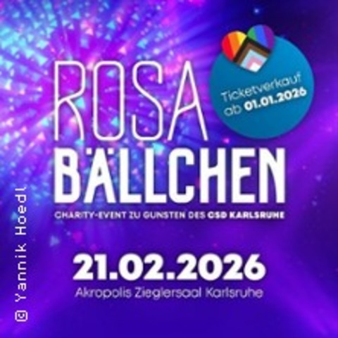 Rosabällchen - Queer Kabaret - Karlsruhe - 21.02.2026 20:00