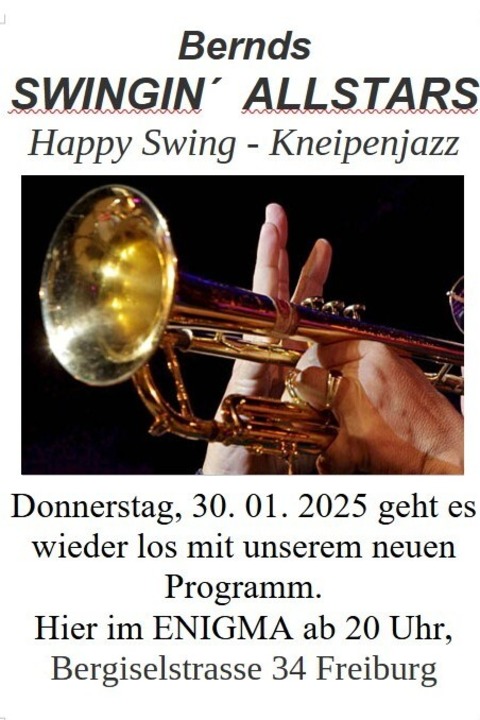 Bernds Swingin Allstars - Freiburg - 30.01.2025 20:00