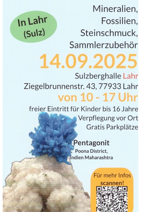 Ortenauer Mineralienbrse - Lahr - 14.09.2025 10:00