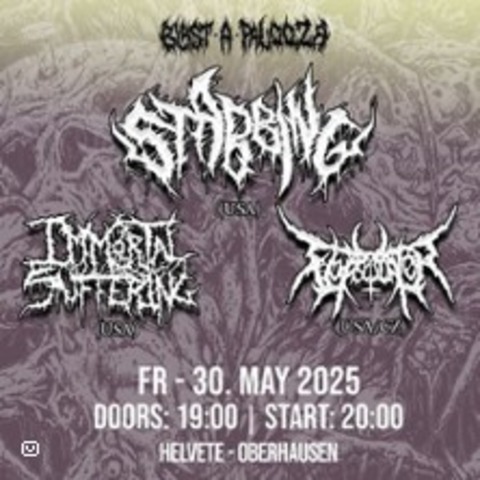 Blast-a-Palooza Vol. 14 - Stabbing + Immortal Suffering + Emasculator - OBERHAUSEN - 30.05.2025 19:00