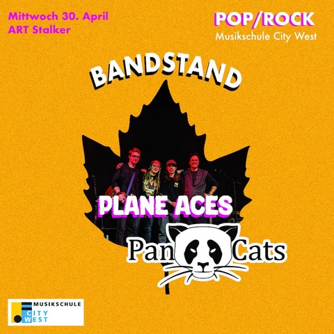 Musikschule City West - Bandstand: Plane Aces & PanCats - BERLIN - 30.04.2025 20:00