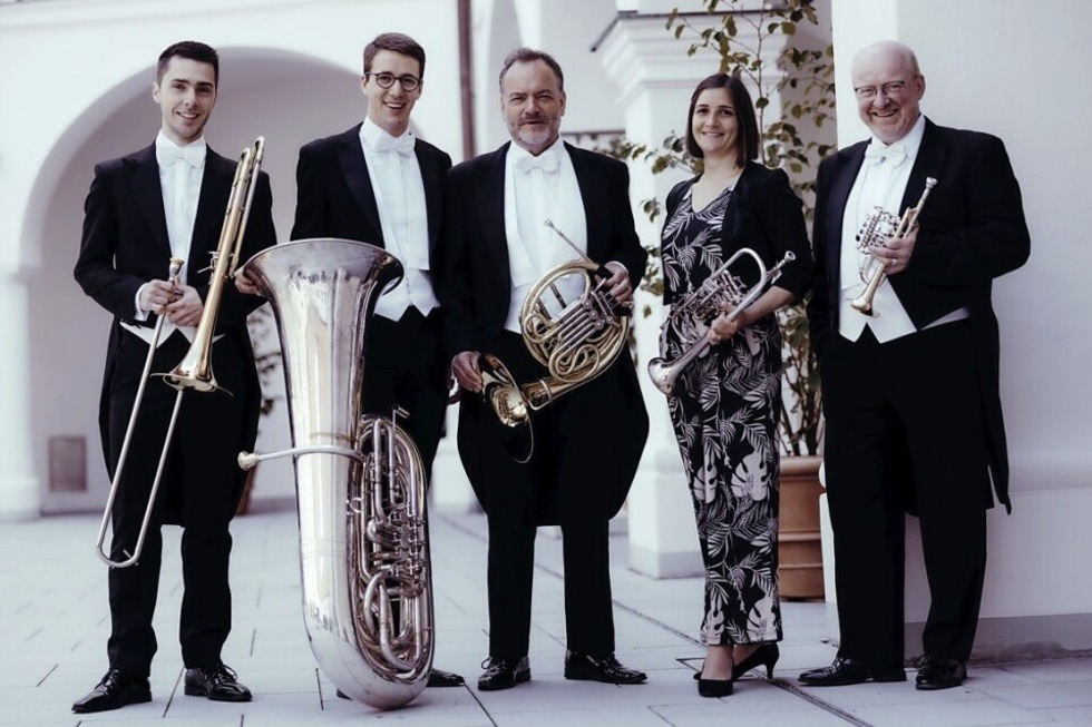 Die Band Harmonic Brass tritt in der Sexuaer Dorfkirche auf - Badische Zeitung TICKET