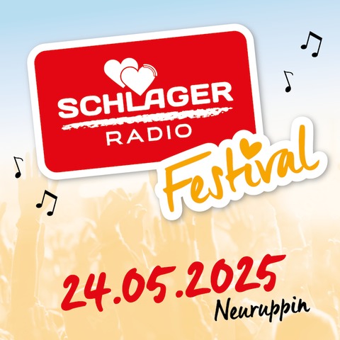 Schlager Radio-Festival - mit Bernhard Brink, Joey Heindle, Marianne Rosenberg, Olaf der Flipper, Cora, Olaf Berger, Pia-Sophie - NEURUPPIN - 24.05.2025 13:00