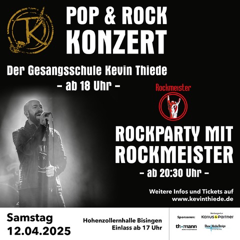 Gesangsschule Kevin Thiede + Rockmeister - Bisingen - 12.04.2025 18:00