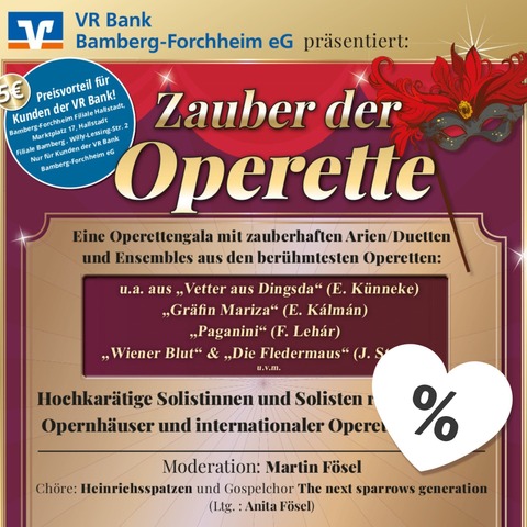 Zauber der Operette - Bamberg - 25.05.2025 16:00