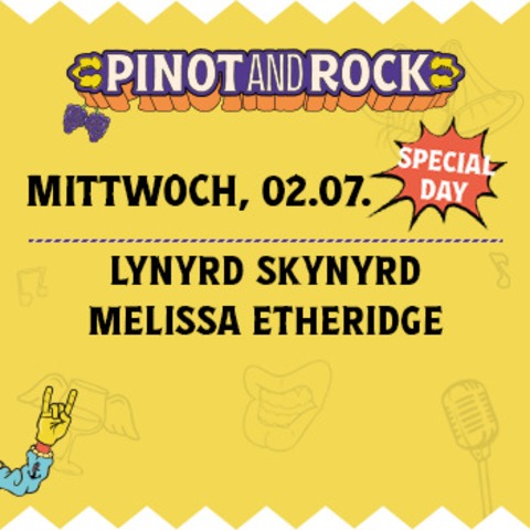 Lynyrd Skynyrd + Melissa Etheridge bei Pinot and Rock 2025 - Breisach - 02.07.2025 17:00