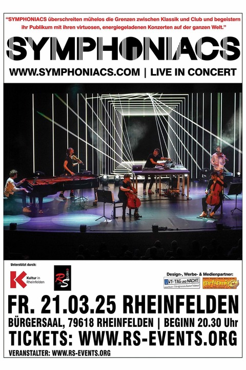 SYMPHONIACS - Live in Concert - Rheinfelden - 21.03.2025 20:30