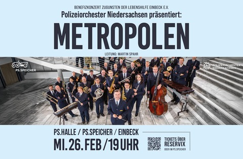 Benefizkonzert des Polizeiorchesters Niedersachsen - Einbeck - 26.02.2025 19:00