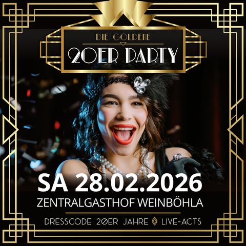 Die Goldene 20er Jahre Party - Weinbhla - 28.02.2026 20:00
