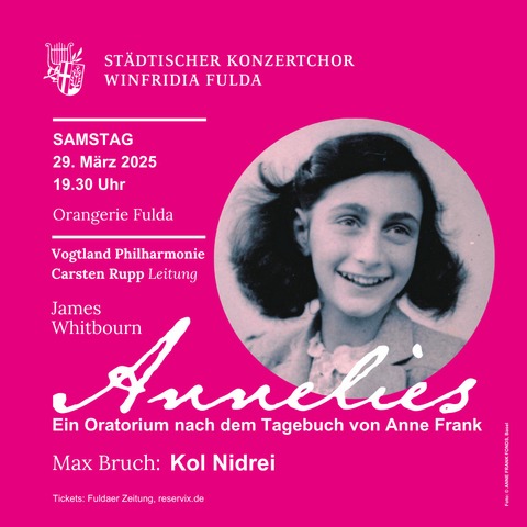 Annelies von James Whitbourn - Fulda - 29.03.2025 19:30