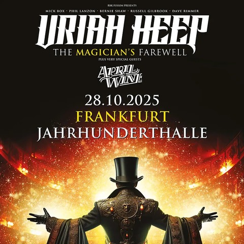 URIAH HEEP - THE MAGICIANS FAREWELL - Frankfurt am Main - 28.10.2025 20:00