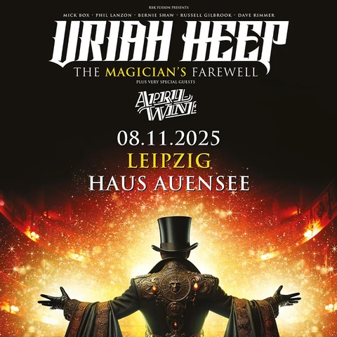URIAH HEEP - THE MAGICIANS FAREWELL - Leipzig - 08.11.2025 20:00