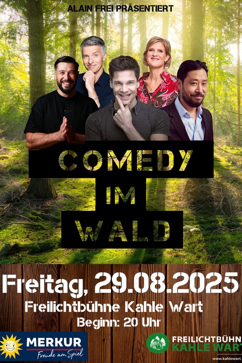 Comedy im Wald 2025 - mit Alain Frei - Hllhorst - 29.08.2025 20:00