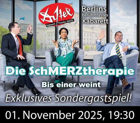 Die SchMERZtherapie - Bis einer weint - Bad Freienwalde - 01.11.2025 19:30