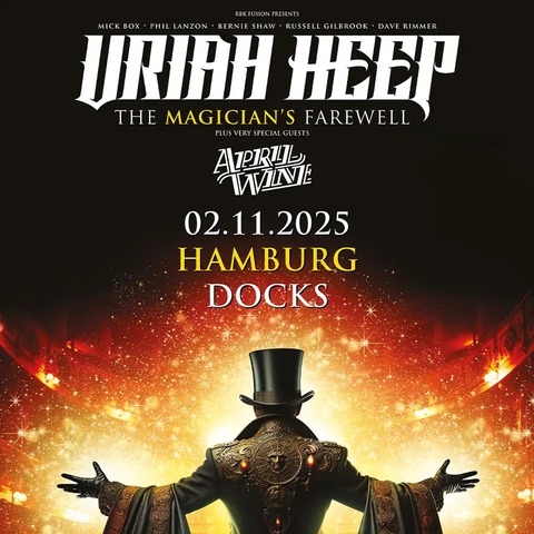 URIAH HEEP - THE MAGICIANS FAREWELL - Hamburg - 02.11.2025 20:00