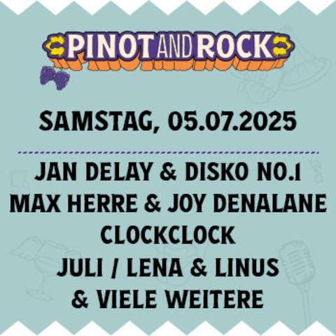 Jan Delay bei Pinot and Rock 2025 - Breisach - 05.07.2025 14:00