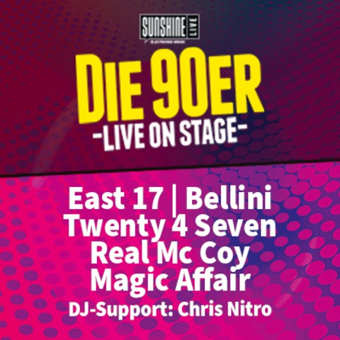 Sunshine Live die 90er - Live on Stage - Joachimsthal - 02.08.2025 21:00
