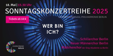 Wer bin ich? - Eine Suche nach dem individuellen Klang in der Gesellschaft - Berlin - 18.05.2025 15:30