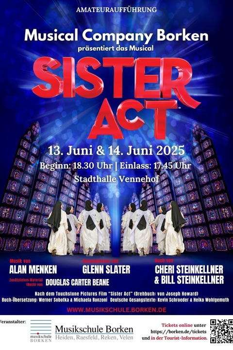 Schulauffhrung &#8222;Sister Act&#8220; - das Musical - Sister Act - das Musical (Schulauffhrung) - Borken - 13.06.2025 18:30