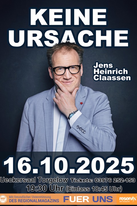 &#8222;Keine Ursache&#8220; - Torgelow - 16.10.2025 19:30