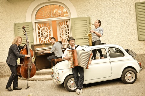 Kabarett & Co prsentiert: Quadro Nuevo &#8222;Happy Deluxe mit Chris Gall&#8220; - Schwbisch Hall - 25.10.2025 19:30
