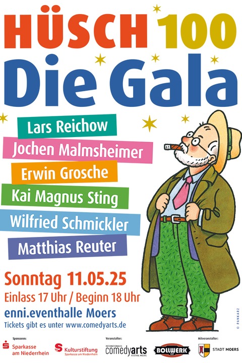 Hsch100 - die Gala - mit Kai Magnus Sting, Jochen Malmsheimer u.v.m. - Moers - 11.05.2025 18:00