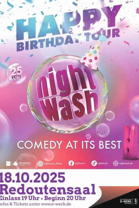 NightWash Live - Erlangen - 18.10.2025 20:00