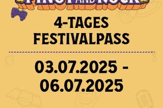 Vier-Tage-Festivalpass: Pinot and Rock 2025, 03.07.2025