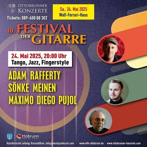 Mximo Diego Pujol, Snke Meinen & Adam Rafferty - Ottobrunn - 24.05.2025 20:00