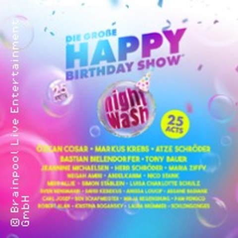 25 Jahre NightWash &#8211; Die groe Happy Birthday Show - Kln - 27.06.2025 18:30