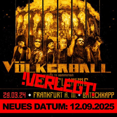 VLKERBALL - &#8222;A tribute to Rammstein&#8220; - Frankfurt am Main - 12.09.2025 20:00