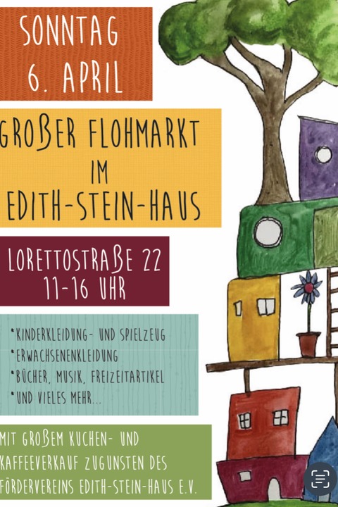 Groer Flohmarkt im Edith-Stein-Haus - Freiburg - 06.04.2025 11:00