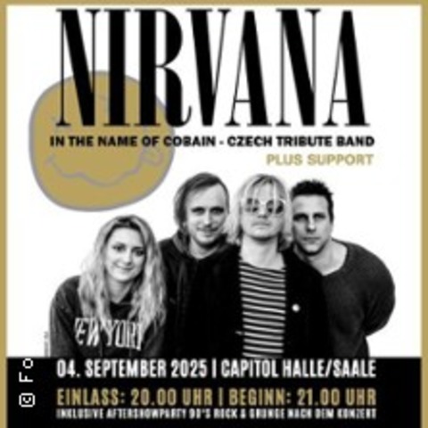 Nirvana - In the name of Cobain | Im Capitol - HALLE - 04.10.2025 20:00