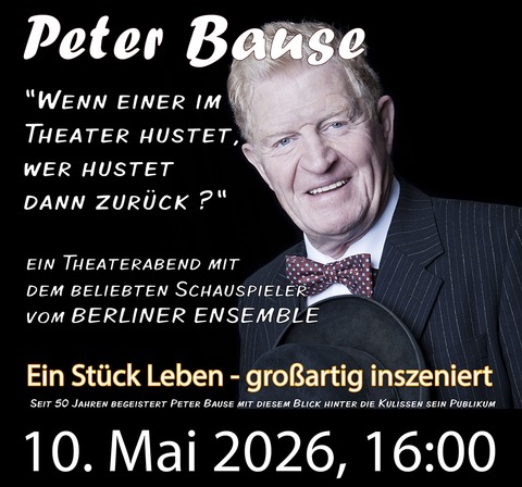 Wenn einer im Theater hustet, wer hustet dann zurck? - Bad Freienwalde - 10.05.2026 16:00