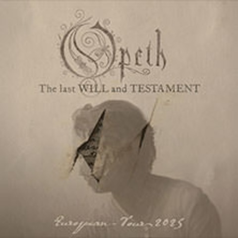 Opeth - The Last Will And Testament - European Tour - DRESDEN - 14.10.2025 20:00