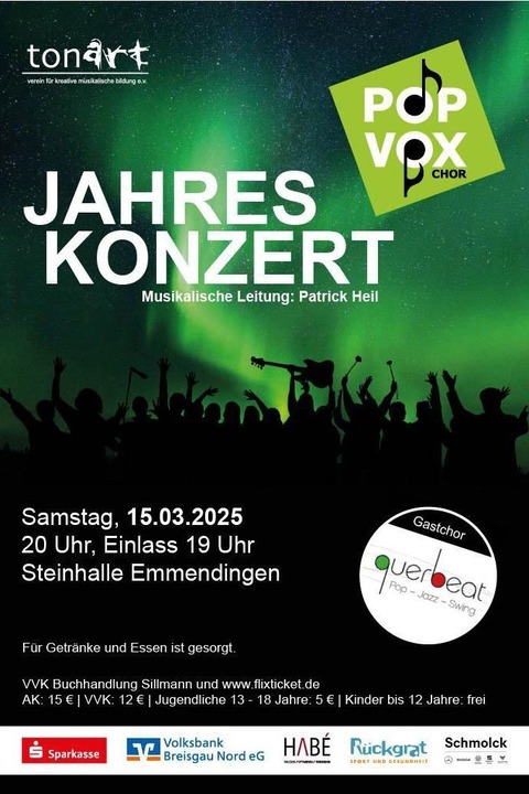 Popvox + Querbeat - Emmendingen - 15.03.2025 20:00