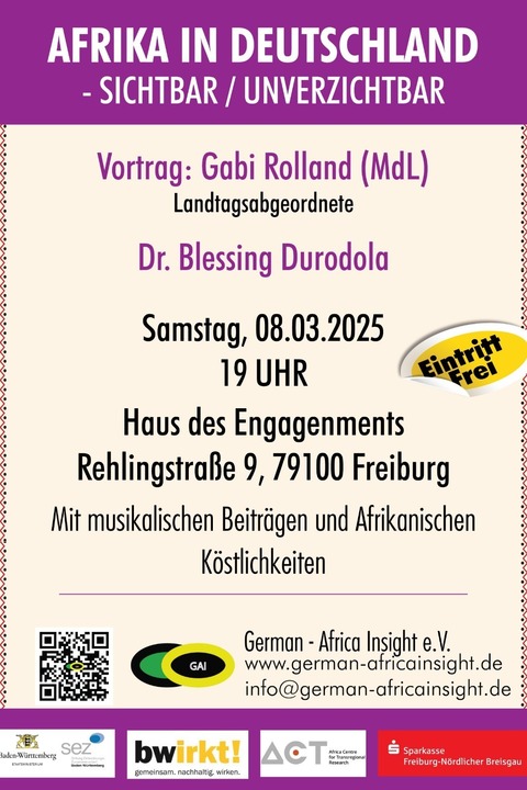 Afrika in Deutschland - Freiburg - 08.03.2025 19:00