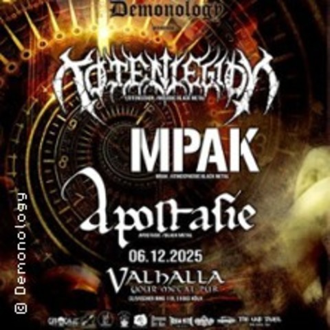 Totenlegion + Mrak + Apostasie - KLN - 06.12.2025 18:00