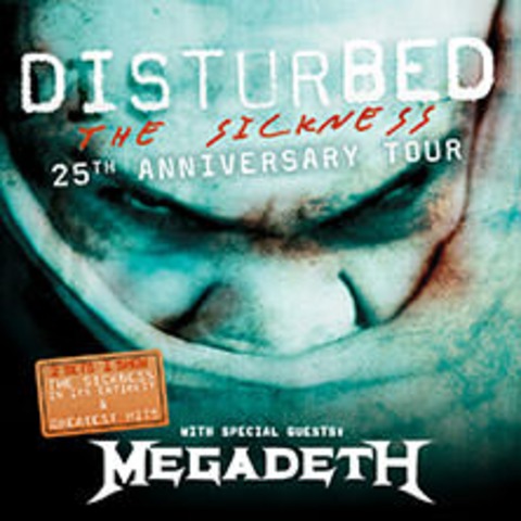 Parkticket - Disturbed - The Sickness 25th Anniversary Tour - Rastatt - 01.10.2025 20:00