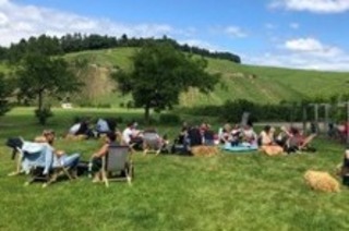 Brunch auf der Picknickdecke