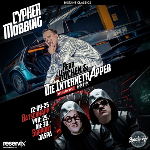 Cypher Mobbing - Herr Kuchen & Die InternetRapper Battleboi Basti & Dee Ho - Frankfurt am Main - 12.09.2025 20:00