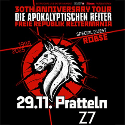 Die Apokalyptischen Reiter - 30th Anniversary Tour 2025 - Pratteln - 29.11.2025 19:15