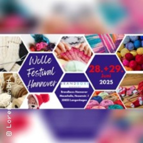 Wolle Festival Hannover - Ticket Sonntag - LANGENHAGEN - 29.06.2025 10:00