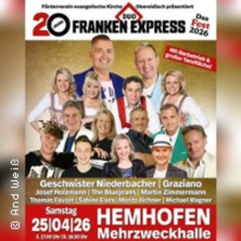20 Jahre Duo Franken Express - HEMHOFEN - 25.04.2026 18:30