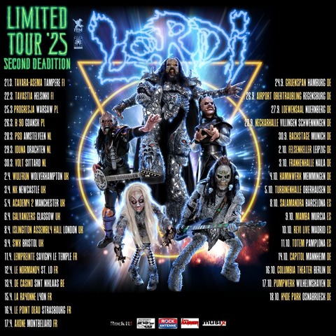 LORDI & special Guest - LIMITED TOUR 25 2nd Deadition - Oberhausen - 05.10.2025 19:00