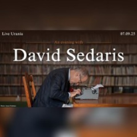 Ein Abend mit David Sedaris - Berlin - 07.09.2025 19:00
