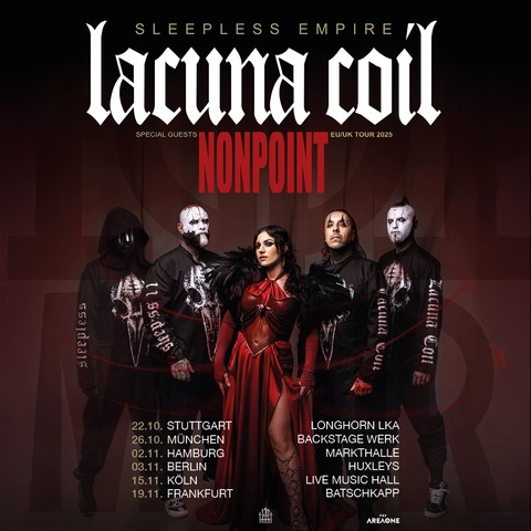LACUNA COIL - Sleepless Empire Tour 2025 - Frankfurt am Main - 19.11.2025 20:00