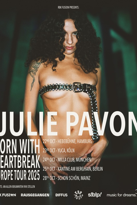 JULIE PAVON - Born With Heartbreak Europe Tour 2025 - Kln - 23.10.2025 20:00
