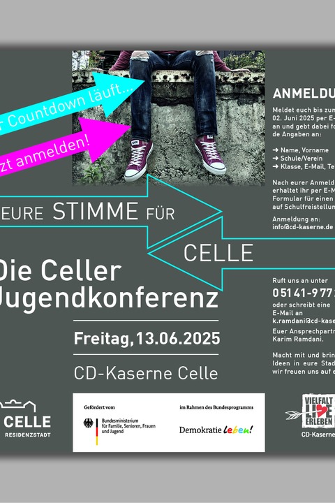 6. Celler Jugendkonferenz: Junge Stimmen fr eine starke Demokratie - Celle - 13.06.2025 08:30